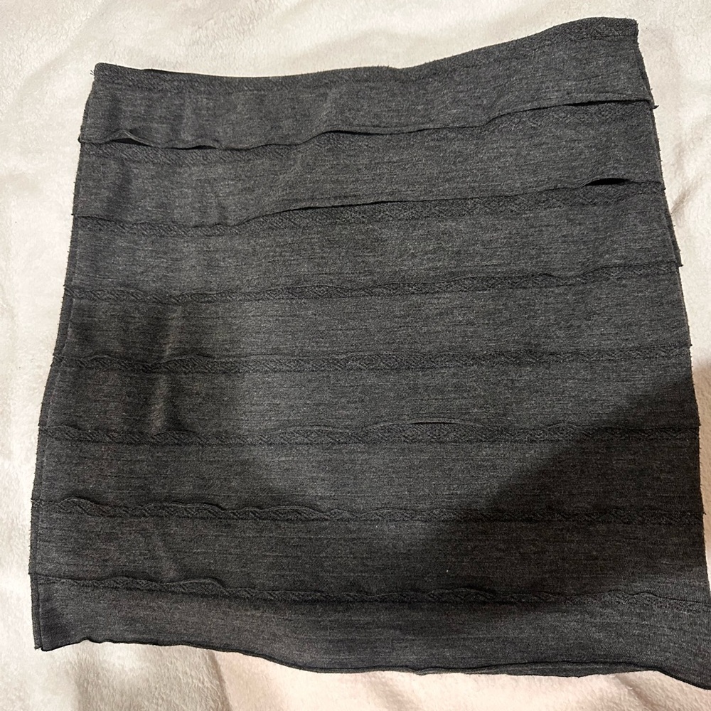 Max Studio Gray Mini Skirt